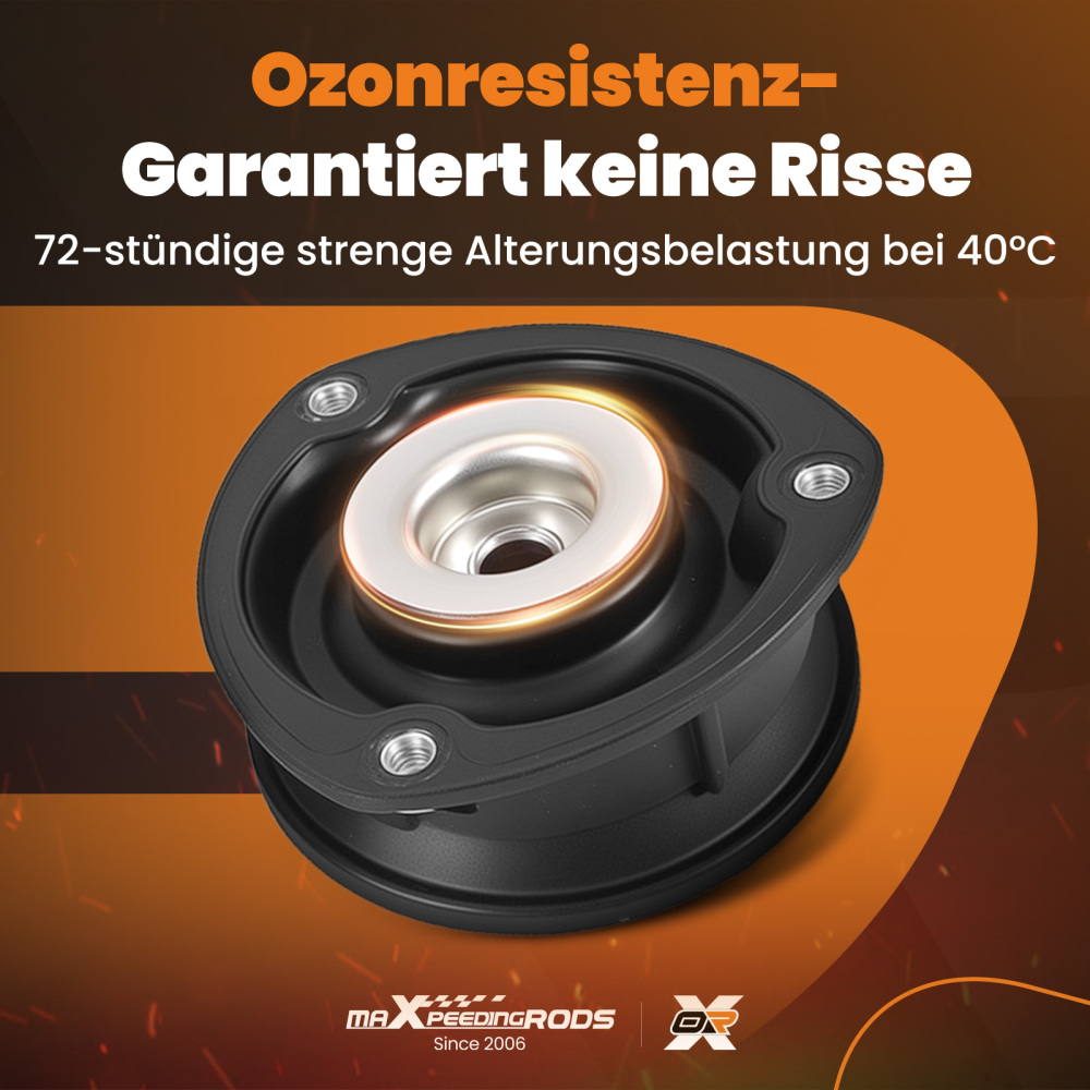 2x Cojinete Amortiguador Delantero compatible para Seat Leon Altea Toledo 2005-2015 398201