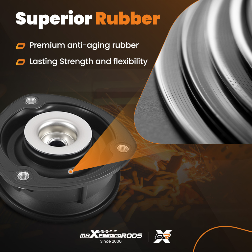 2x Support dAmortisseur Avant compatible pour Audi A3 Q3 TT 2006-2018 N91021601 398201