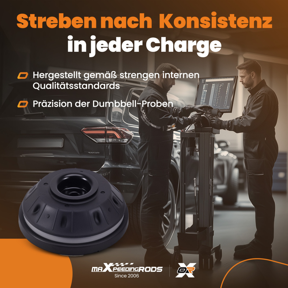 2x Casquillo Amortiguador Delantero compatible para LANCIA Ypsilon 2011-2021 51813225