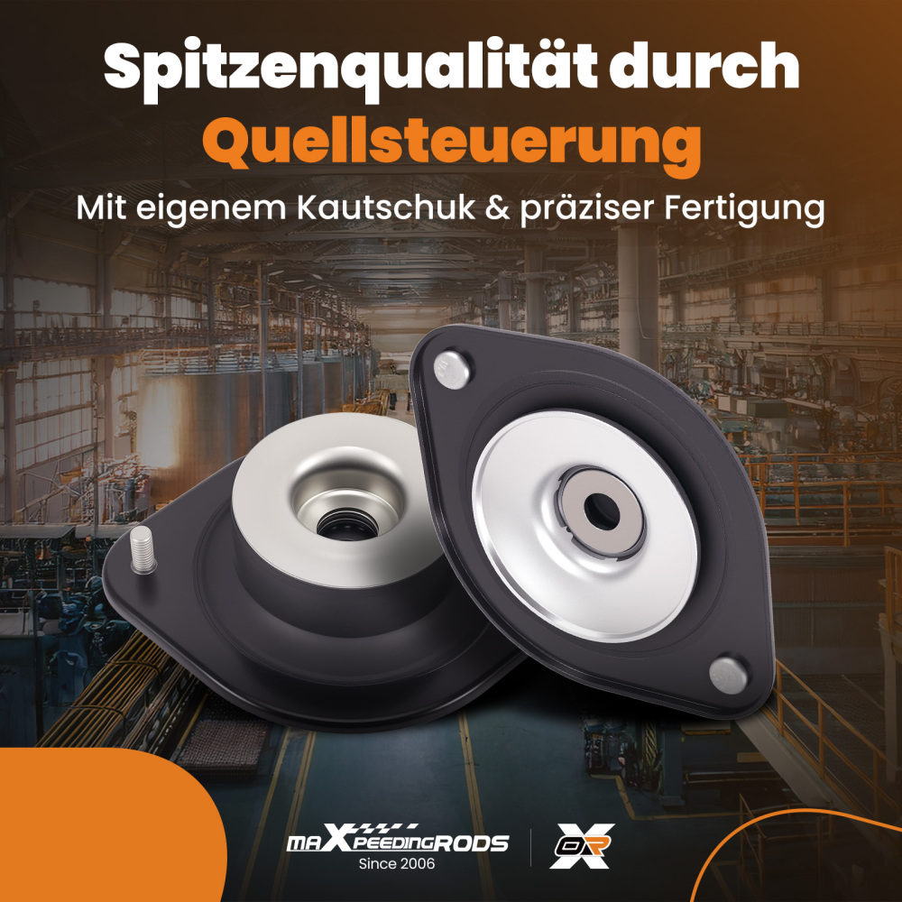 2x Cojinete Amortiguador compatible para VW GOLF/JETTA 1974-1993 171412329A 175412329A