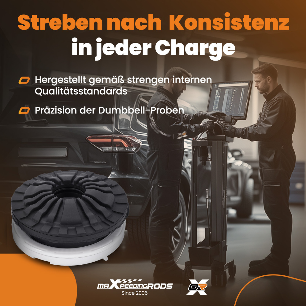 2x Cojinete de suspensión Cojinete de cúpula compatible para AUDI A4 (B8) A5 (8T) Q5 (8R)