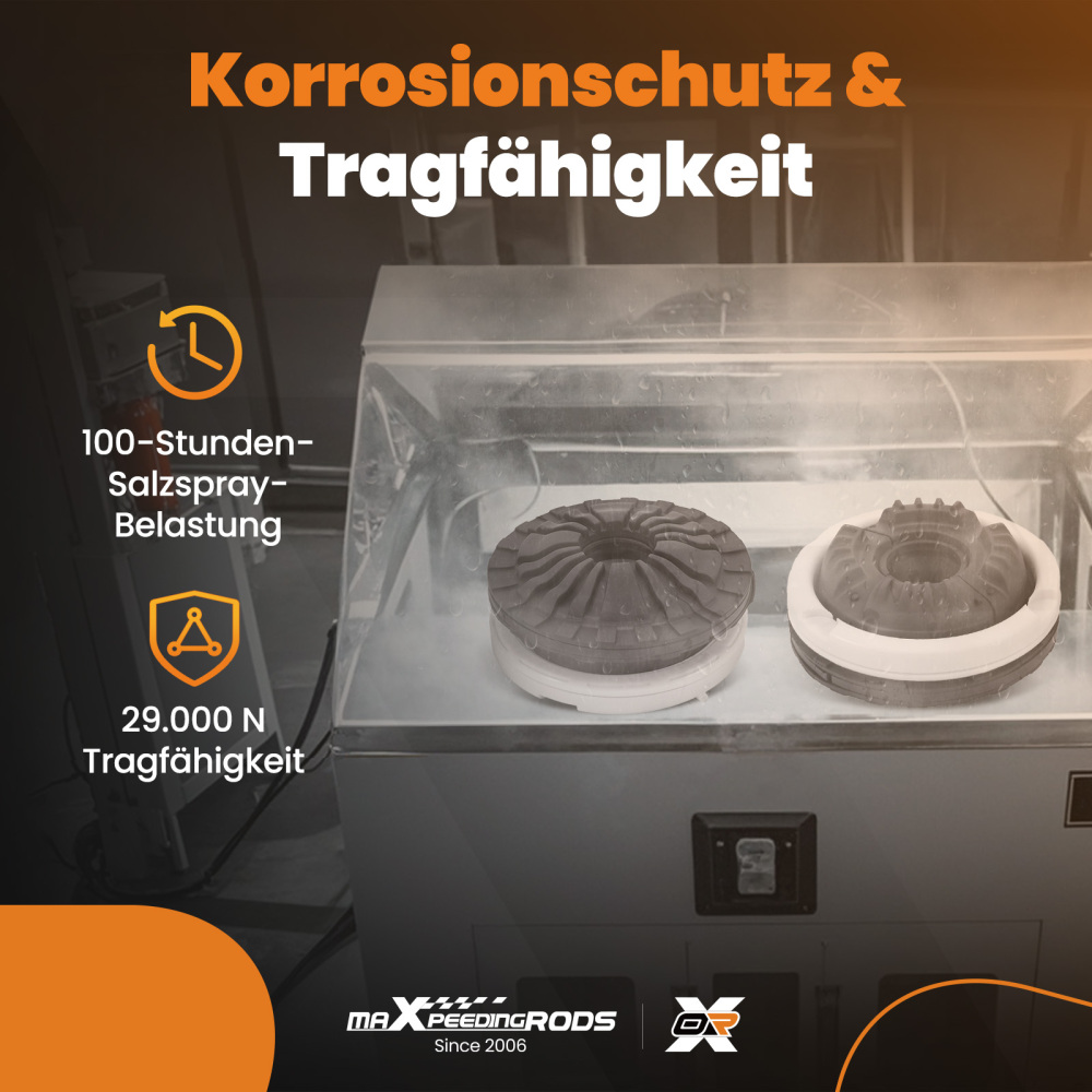 2x Cojinete de suspensión Cojinete de cúpula compatible para AUDI A4 (B8) A5 (8T) Q5 (8R)