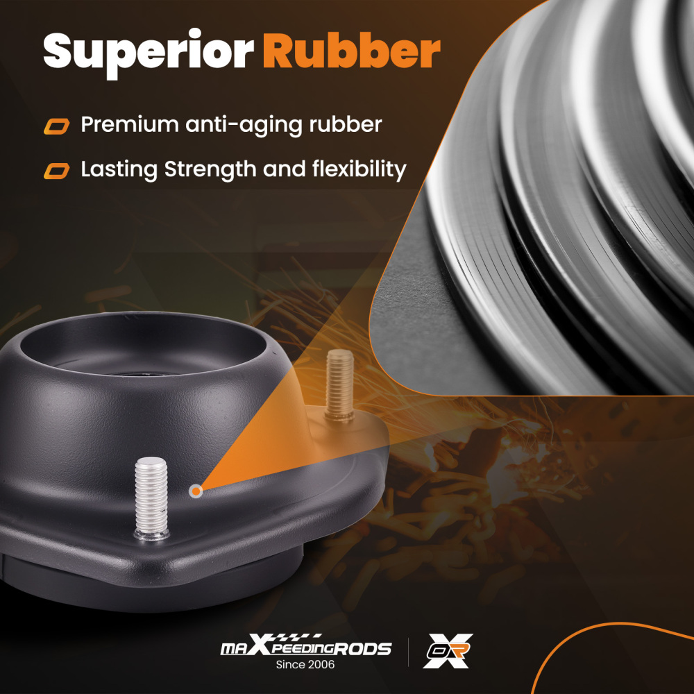 2x Delantero Soporte Amortiguador compatible para Hyundai Accent Getz 5461025000 Par