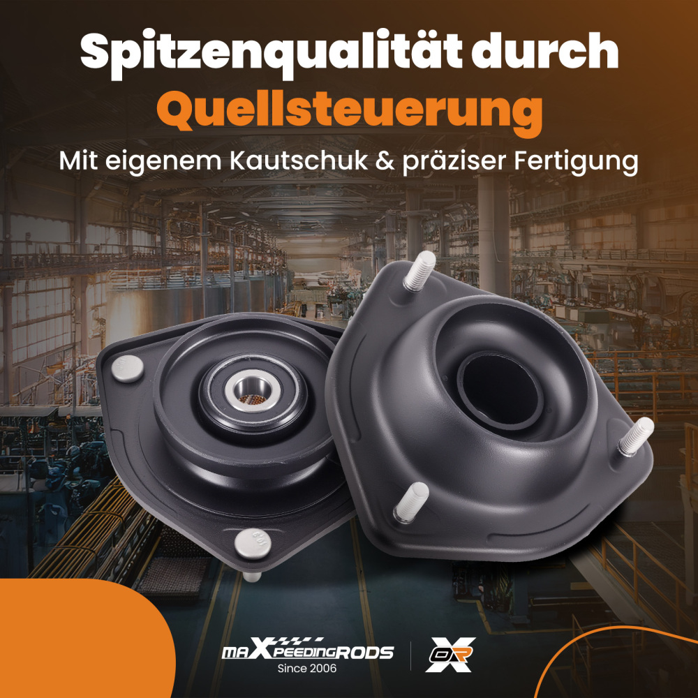 2x Delantero Soporte Amortiguador compatible para Hyundai Accent Getz 5461025000 Par