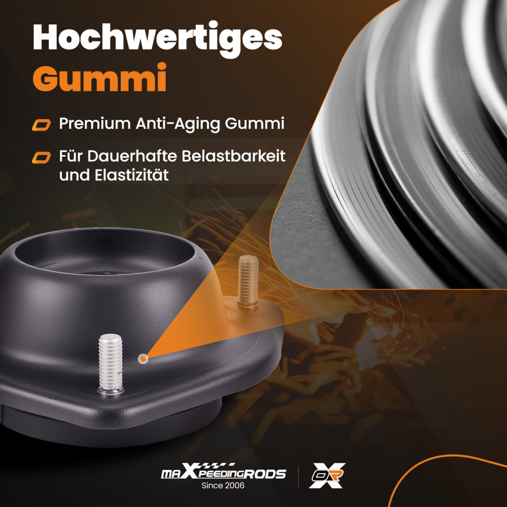 2x Delantero Soporte Amortiguador compatible para Hyundai Accent Getz 5461025000 Par