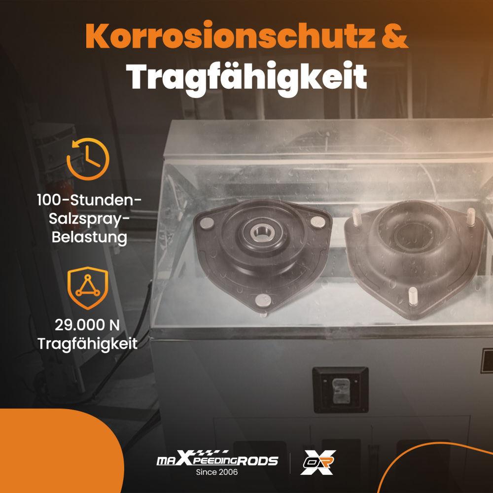 2x Delantero Soporte Amortiguador compatible para Hyundai Accent Getz 5461025000 Par