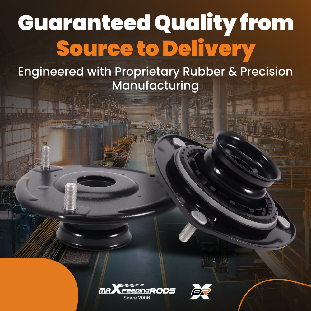 2x Cojinete De Cúpula Delantero compatible para Hyundai Ix55 Santa FÉ Compatible para Kia Carnival VQ