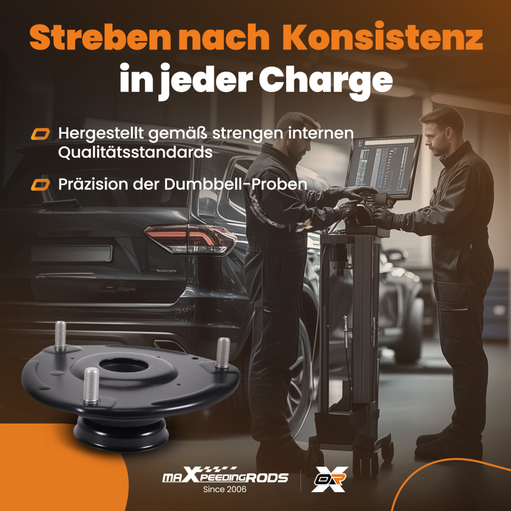 2x Cojinete De Cúpula Delantero compatible para Hyundai Ix55 Santa FÉ Compatible para Kia Carnival VQ