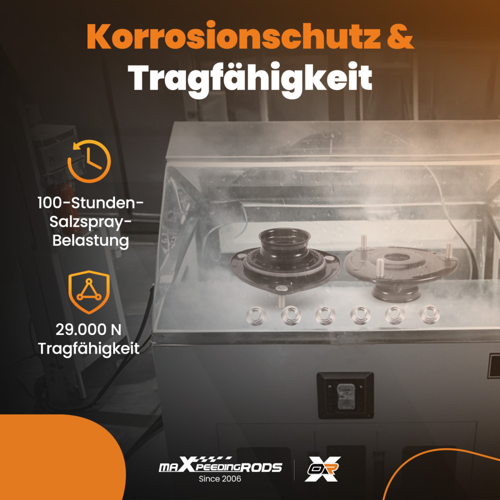 2x Cojinete De Cúpula Delantero compatible para Hyundai Ix55 Santa FÉ Compatible para Kia Carnival VQ