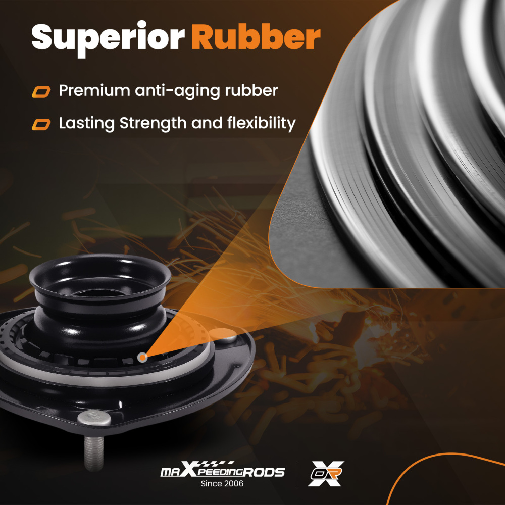 2 X Coussinet Damortisseur Avant compatible pour Kia Grand Carnival III (VQ) CRDi 2.2 2.9