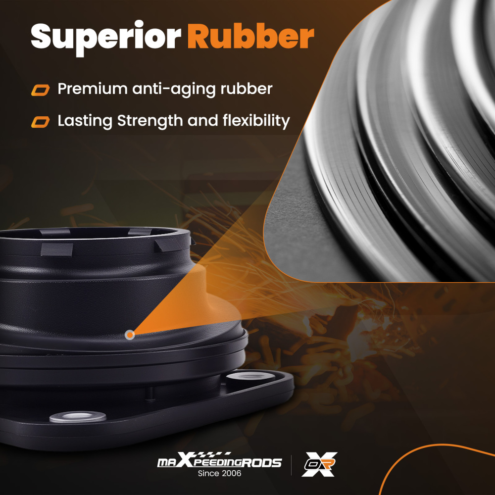 2x Cojinete Domo Delantero compatible para Ford C-max Focus compatible para Mazda 3 Bk compatible para Volvo C30 C70 S40 V50