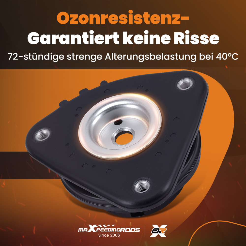 2x Cojinete Domo Delantero compatible para Ford C-max Focus compatible para Mazda 3 Bk compatible para Volvo C30 C70 S40 V50