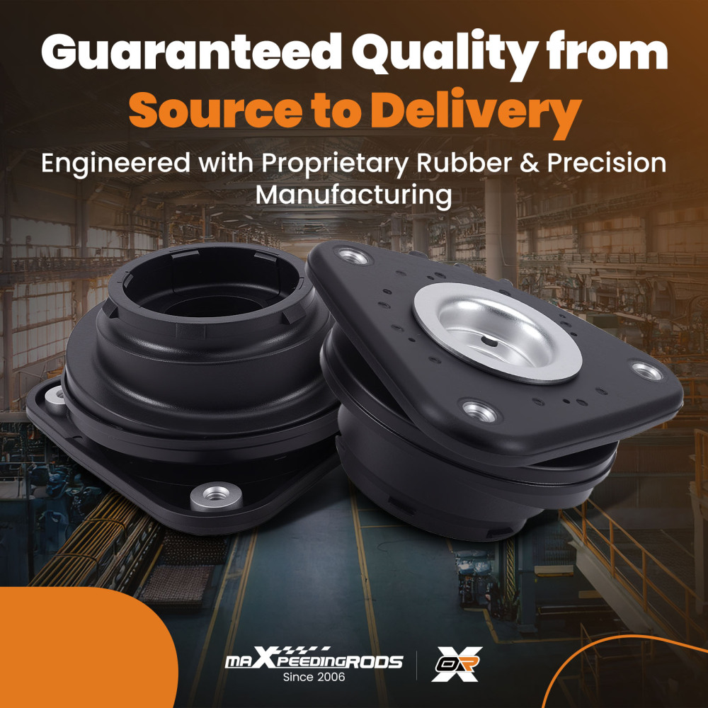 2x Cuscinetto Ammortizzatore Anteriore compatibile per Ford C-max Focus II compatibile per VOLVO C30 C70 S40