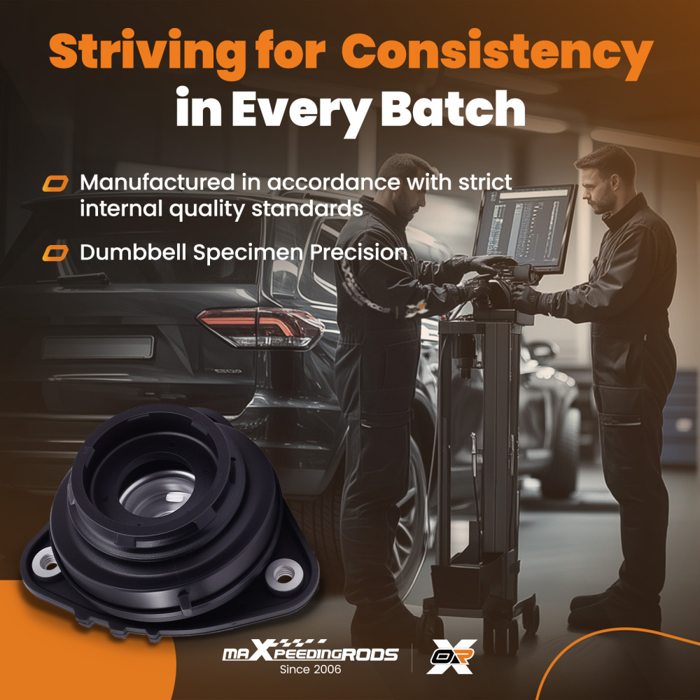 2x Cuscinetto Ammortizzatore Anteriore compatibile per Ford C-max Focus II compatibile per VOLVO C30 C70 S40