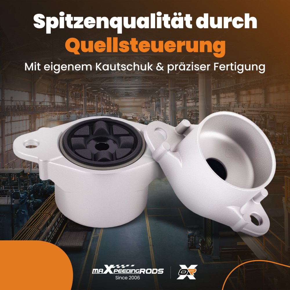 2x Cojinete Amortiguador Trasero compatible para Ford Ecosport Puma 2013-2025 8V5118A116AA