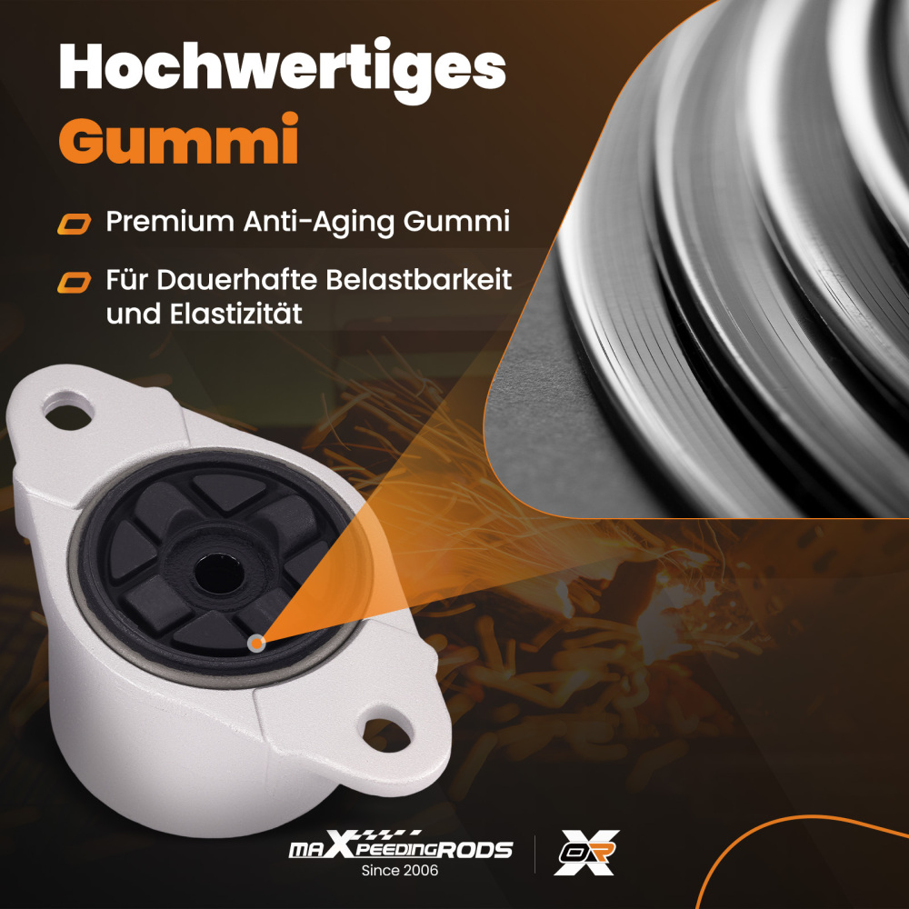 2x Cojinete Amortiguador Trasero compatible para Ford Ecosport Puma 2013-2025 8V5118A116AA