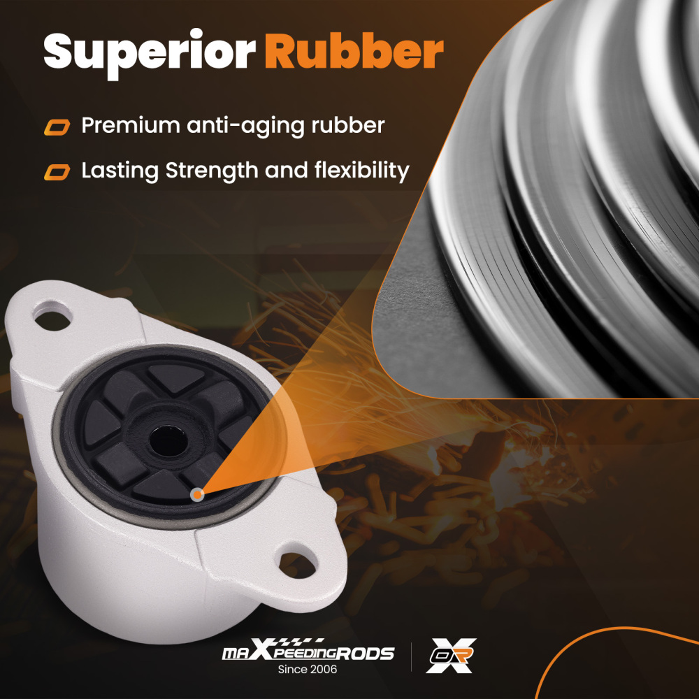 2x Support Amortisseur Arrière compatible pour Ford Fiesta 6 2008-2017 8V5118A116AA