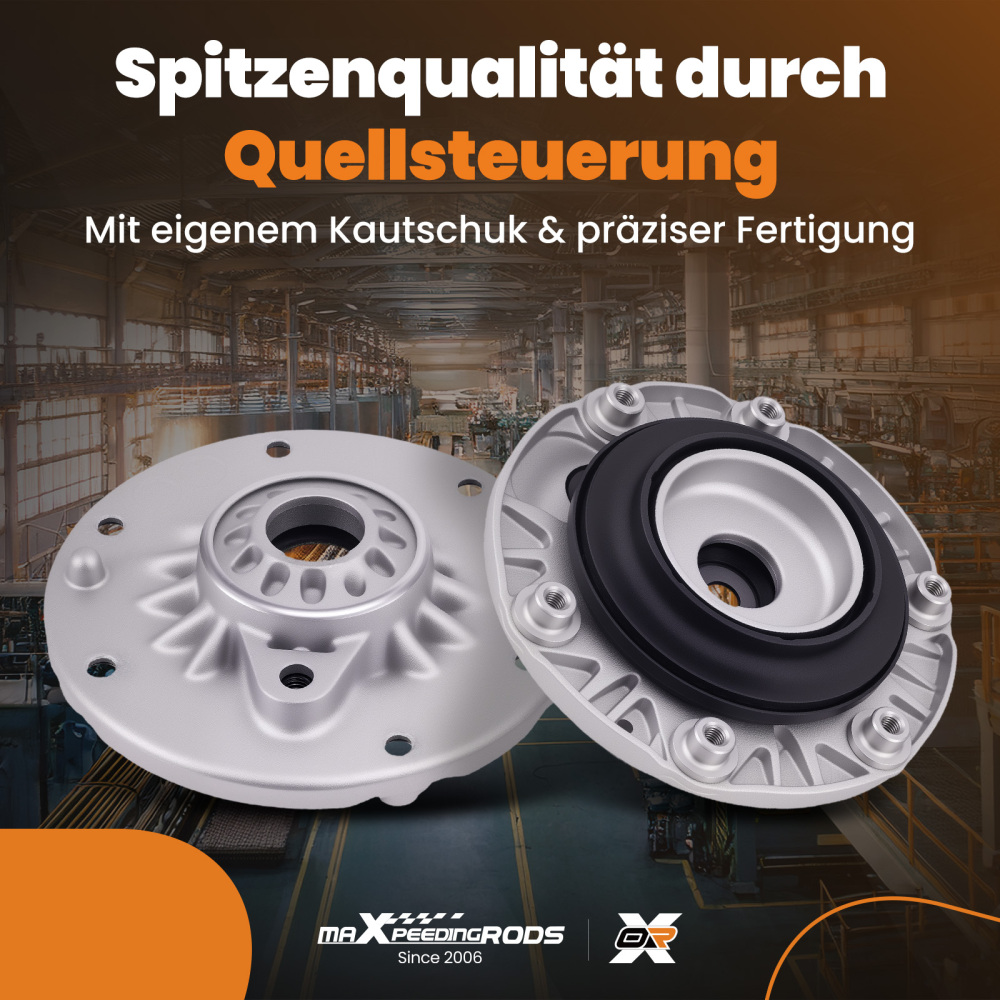 2 Cojinete Domo Delantero compatible para Bmw Serie 1 F20 F21 Serie 2 F22 F23 3 F30 F31 F34