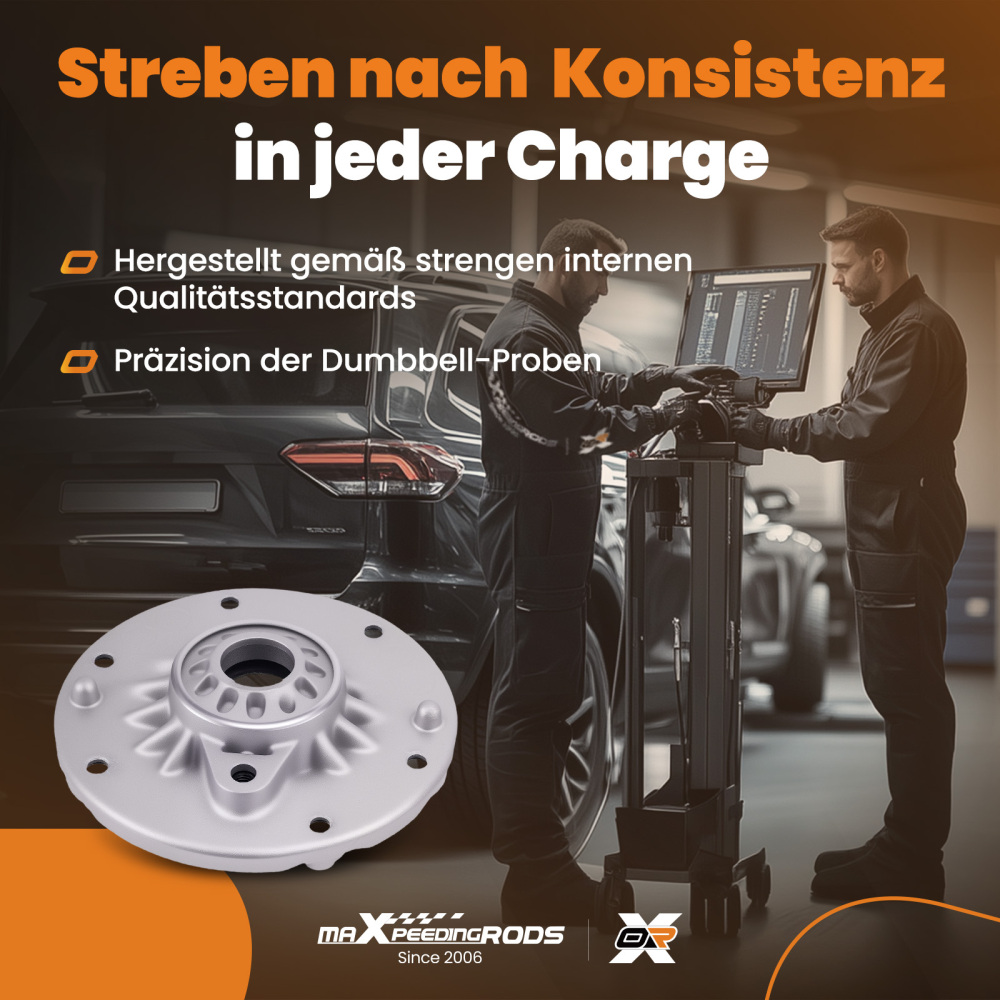 2 Cojinete Domo Delantero compatible para Bmw Serie 1 F20 F21 Serie 2 F22 F23 3 F30 F31 F34