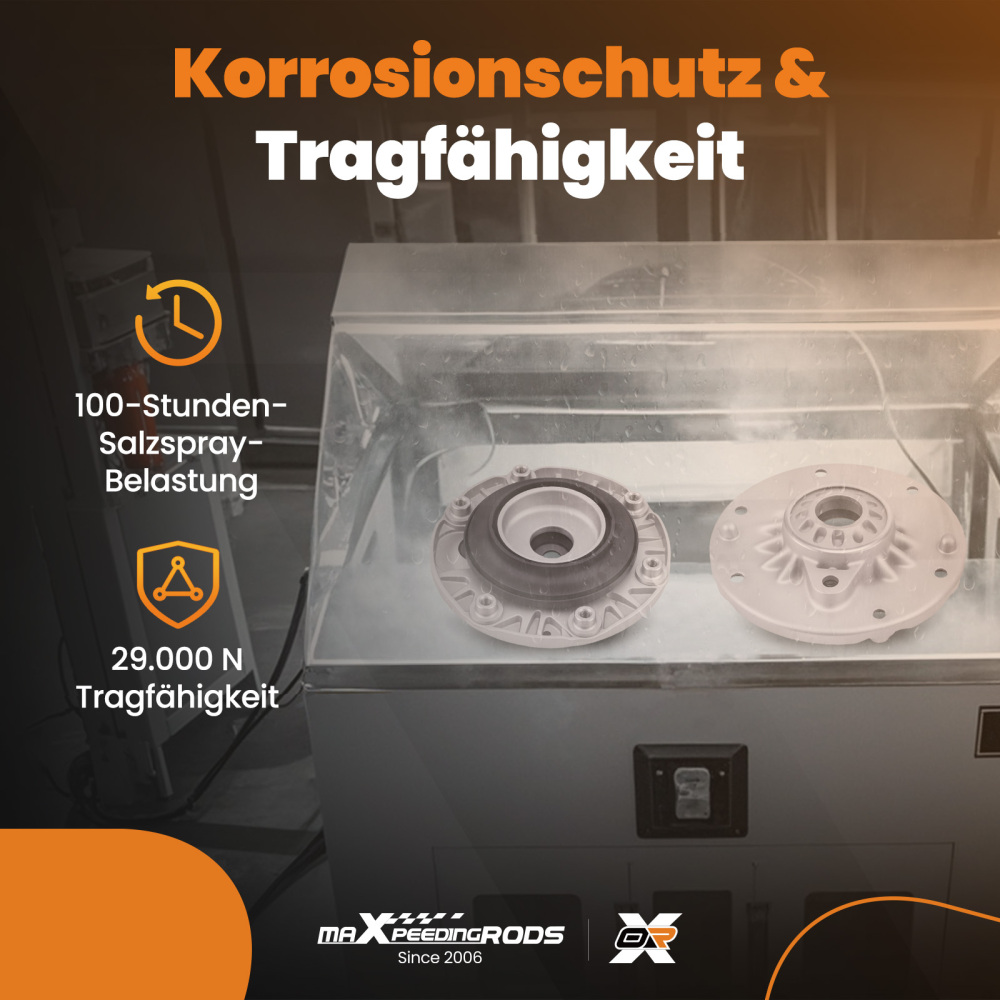 2 Cojinete Domo Delantero compatible para Bmw Serie 1 F20 F21 Serie 2 F22 F23 3 F30 F31 F34