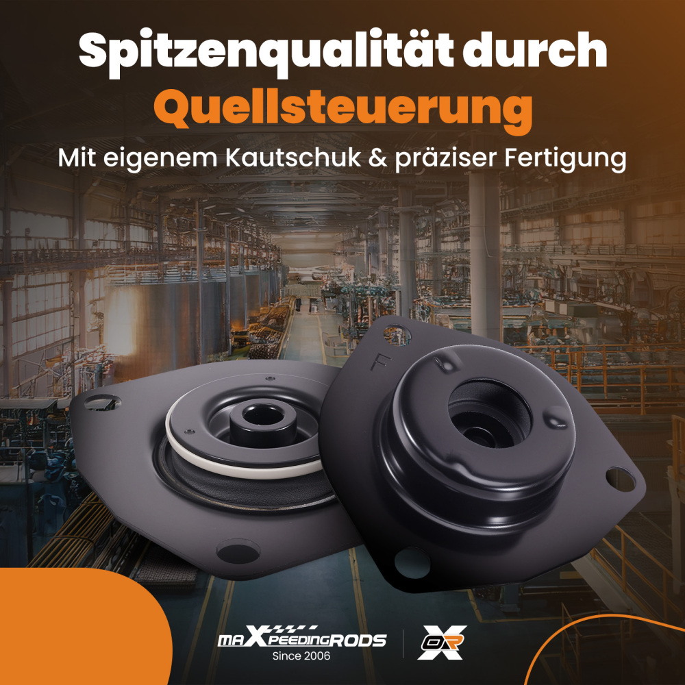 2x Soporte Amortiguador Delantero compatible para Nissan Almera Primera 543203Z000 Kit