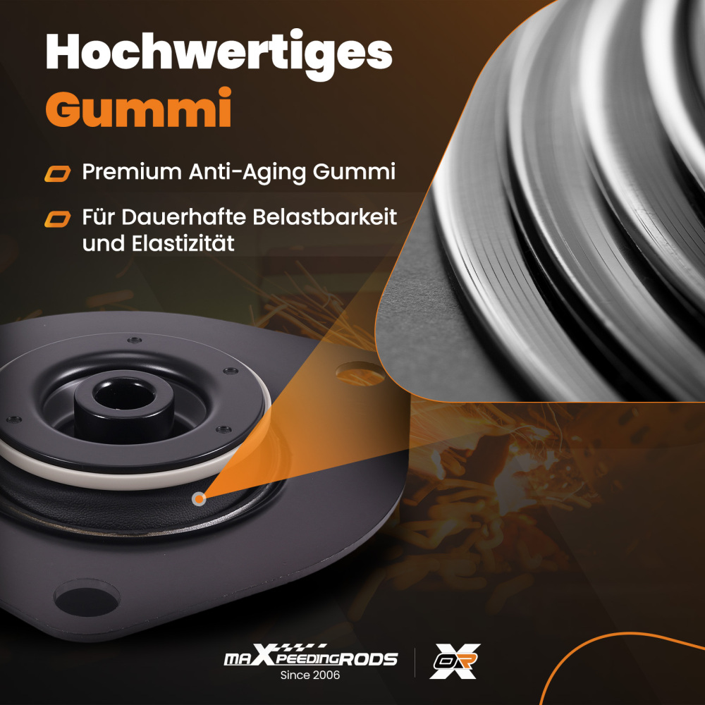 2x Soporte Amortiguador Delantero compatible para Nissan Almera Primera 543203Z000 Kit