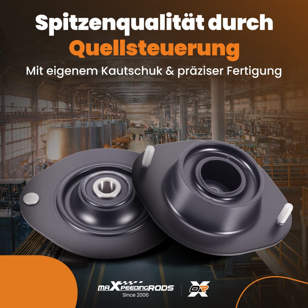 2x Amortiguador Soporte Delantero compatible para Daewoo Nexia 1995-2008 0344509 Par