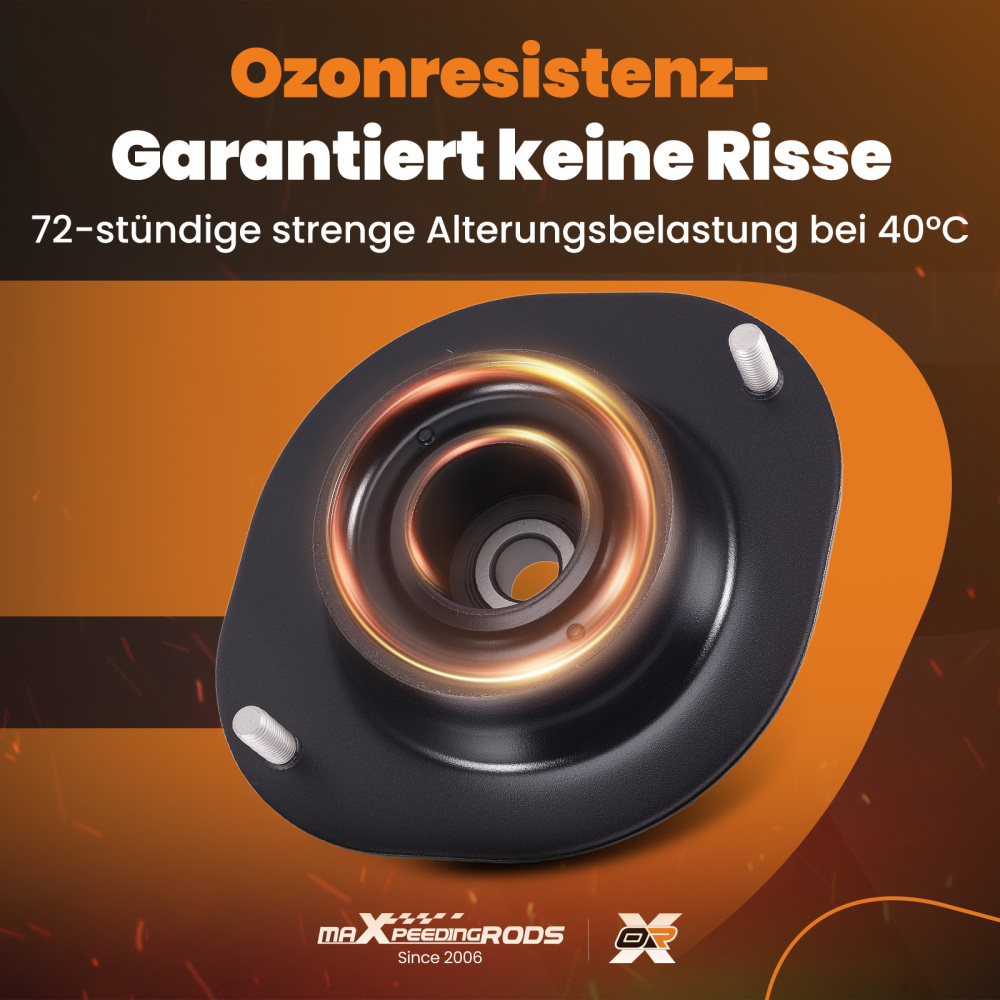 2x Amortiguador Soporte Delantero compatible para Daewoo Nexia 1995-2008 0344509 Par