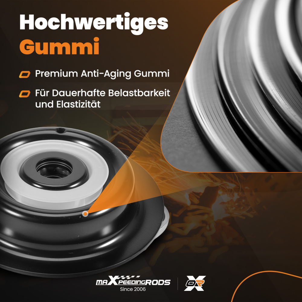 2x Cojinete Amortiguador compatible para Opel Combo 1994-2001 90445207 034451 Delantero