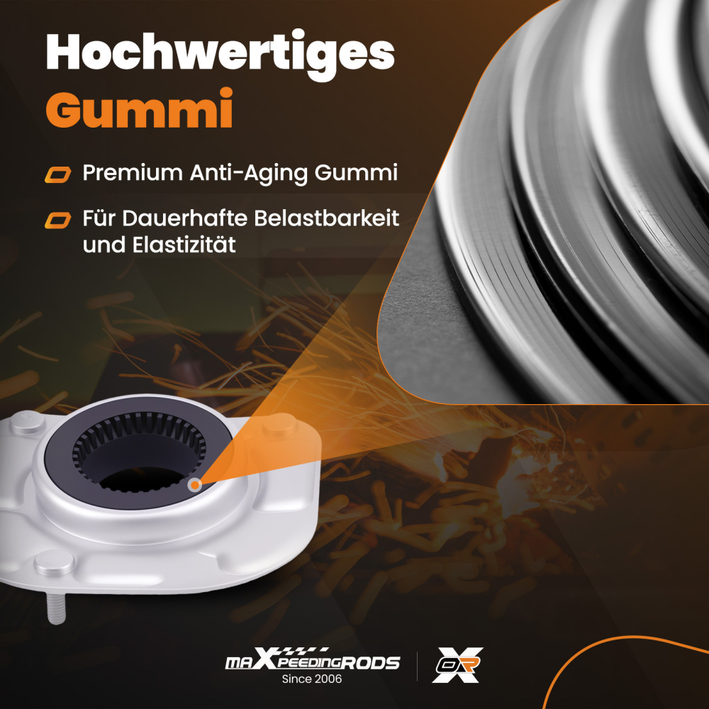 2x Cojinete De Bóveda Delantero compatible para Volvo 850 C70 S70 S80 V70 31200599 3546189