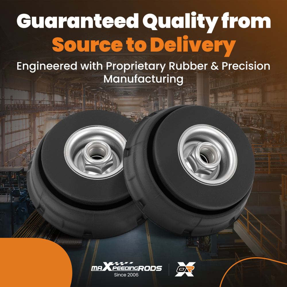 2x Cojinete De Cúpula Delantero compatible para Dacia Dokker Duster Lodgy Logan Sandero