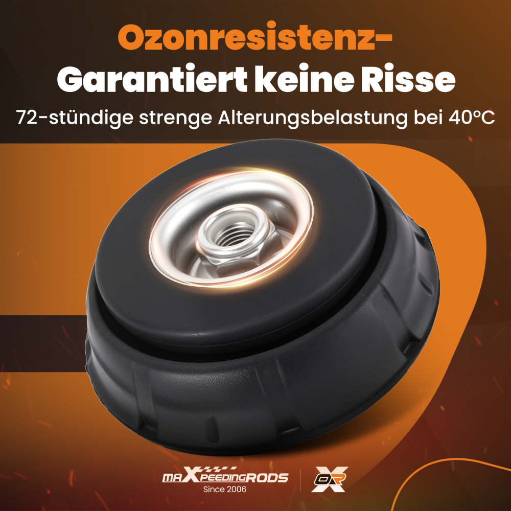 2x Cojinete De Cúpula Delantero compatible para Dacia Dokker Duster Lodgy Logan Sandero