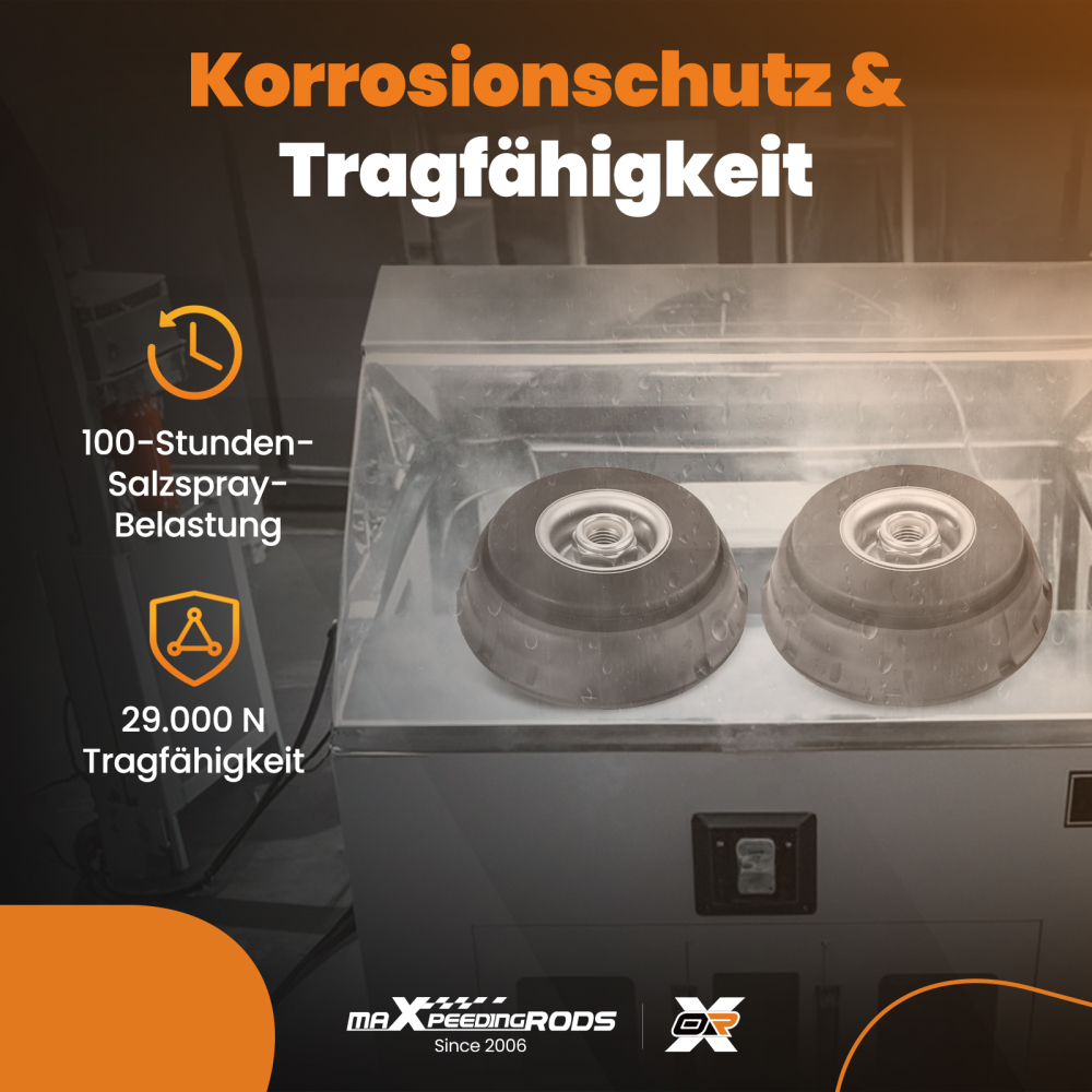 2x Cojinete De Cúpula Delantero compatible para Dacia Dokker Duster Lodgy Logan Sandero