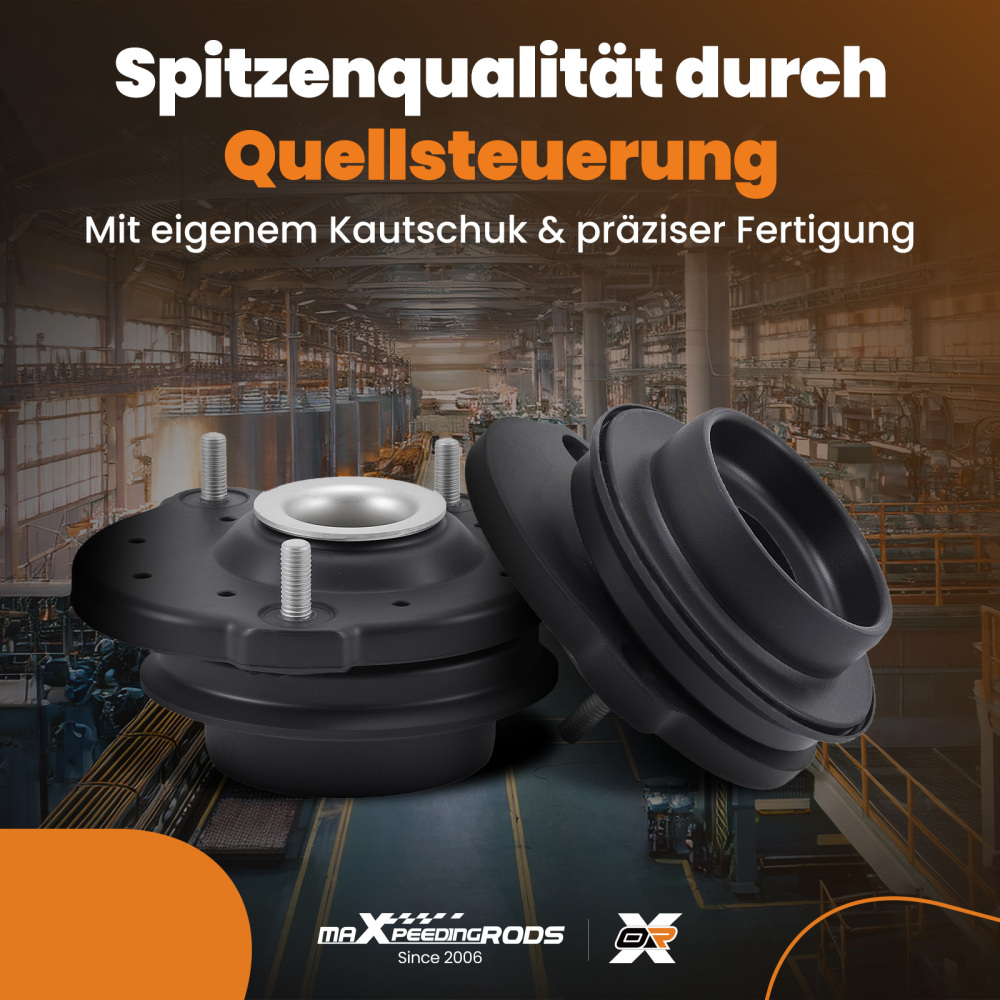 2x Cojinete Bóveda Delantero compatible para FIAT DOBLO 2010-2025 51855157 52023353