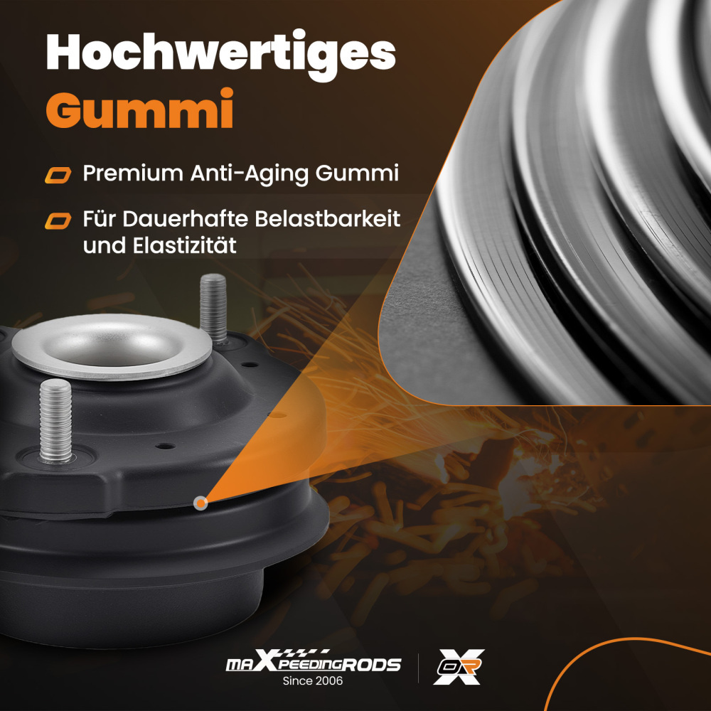 2x Cojinete Bóveda Delantero compatible para FIAT DOBLO 2010-2025 51855157 52023353