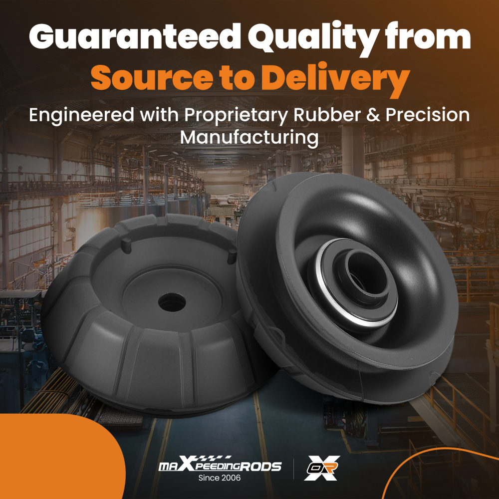 2x Cojinete De Cúpula Delantero compatible para Opel Agila B compatible para Suzuki Splash EX Swift 3