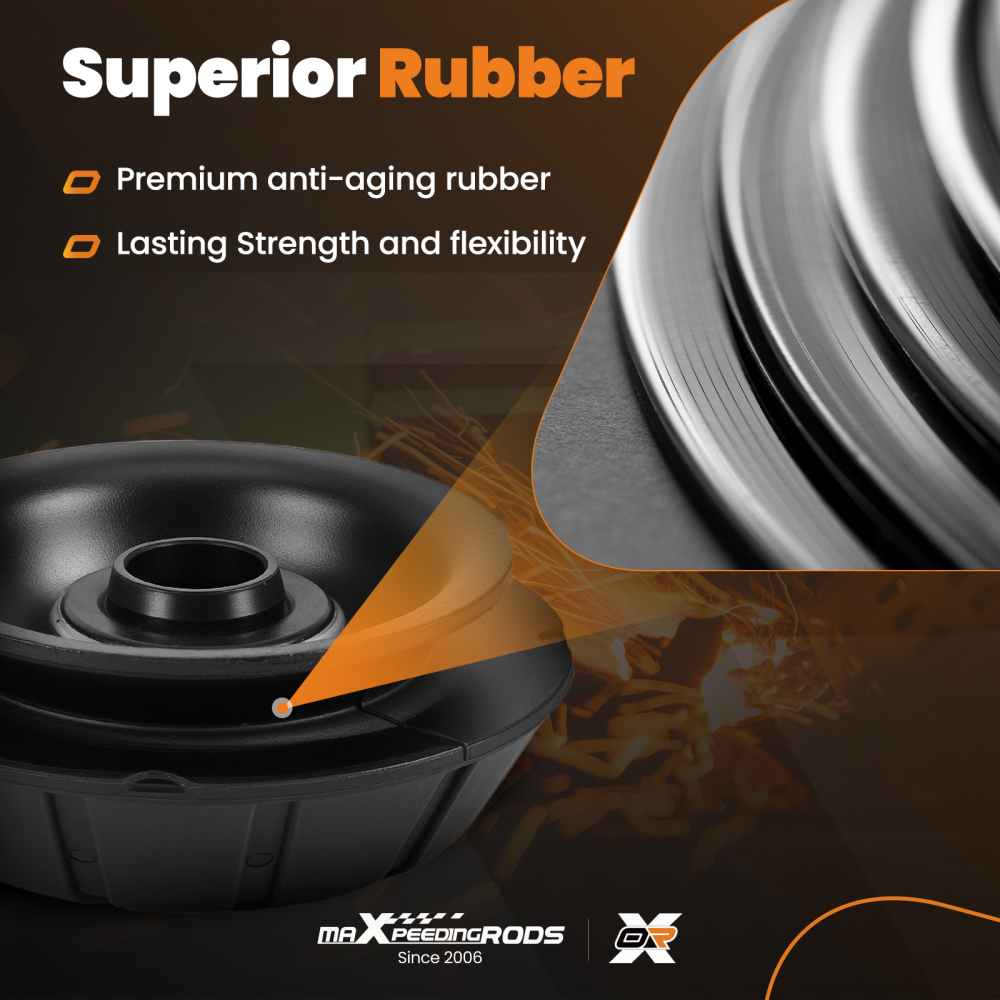 2x Cojinete De Cúpula Delantero compatible para Opel Agila B compatible para Suzuki Splash EX Swift 3