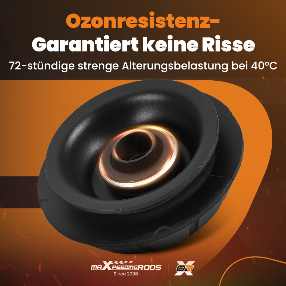 2x Cojinete De Cúpula Delantero compatible para Opel Agila B compatible para Suzuki Splash EX Swift 3