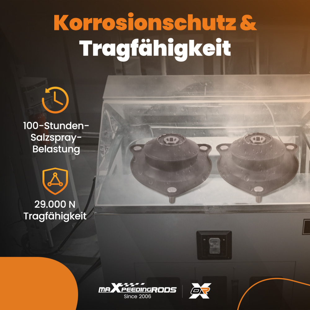 2x Front LeftRight Suspension Strut Mount compatible para Mini Cooper 2002-2008 R53 R50