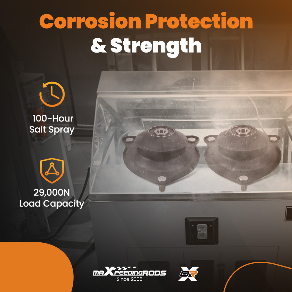 2x Cuscinetto Ammortizzatore A Molla Anteriore compatibile per Mini R50 R53 Cabriolet R52