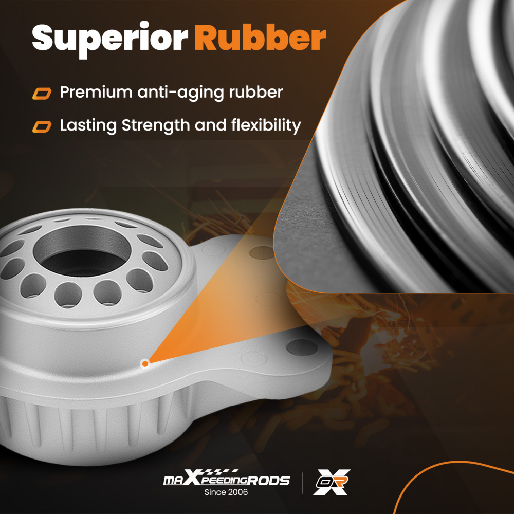 2x Ammortizzatore Cuscinetto compatibile per BMW Serie 6 2010-2018 Posteriore 33506781682