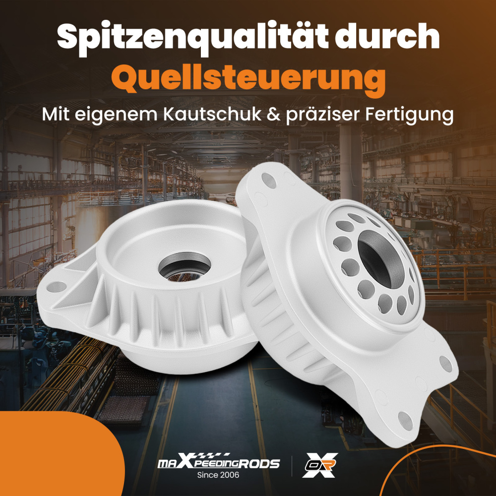 2x Ammortizzatore Cuscinetto compatibile per BMW Serie 6 2010-2018 Posteriore 33506781682