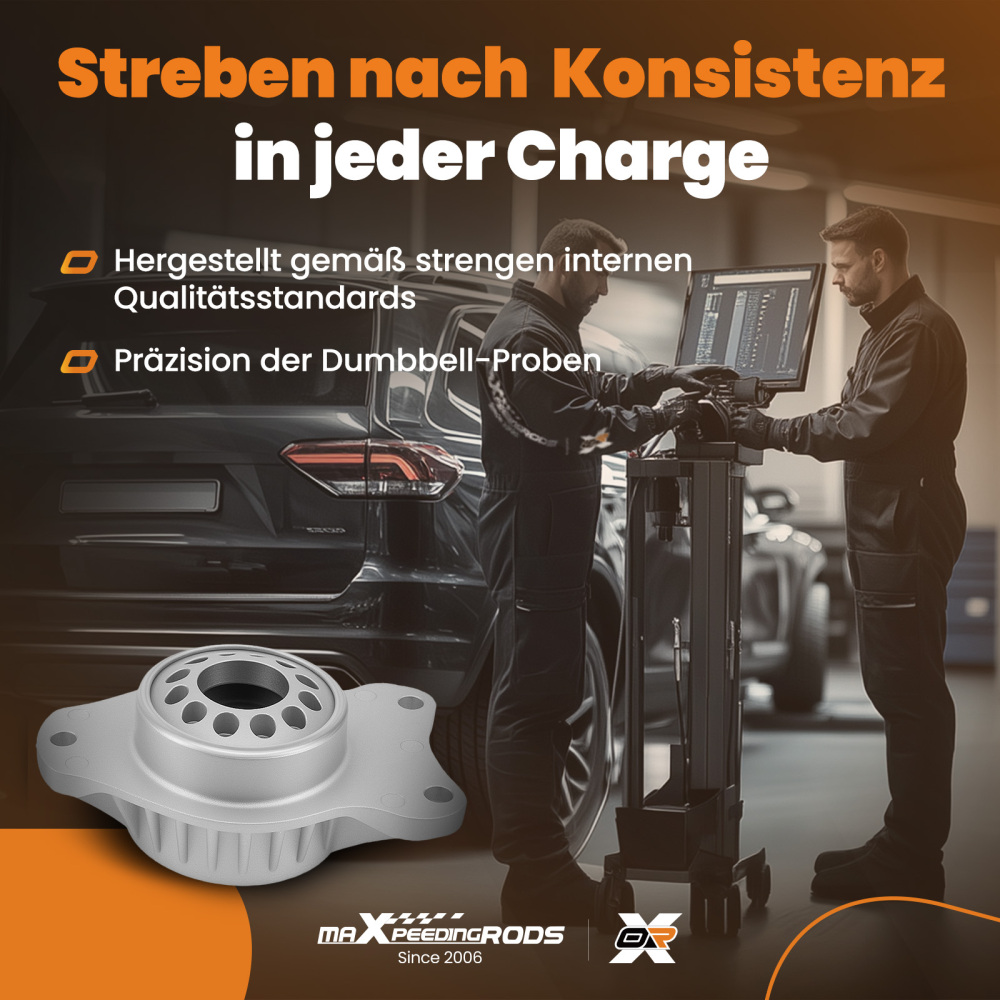 2x Ammortizzatore Cuscinetto compatibile per BMW Serie 6 2010-2018 Posteriore 33506781682