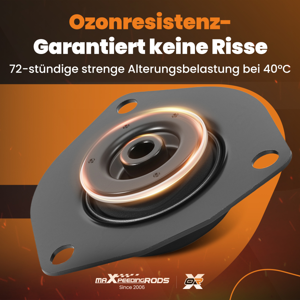 2x Cojinete Amortiguador compatible para Nissan X-Trail 2001-2013 Trasero 54320-8H311