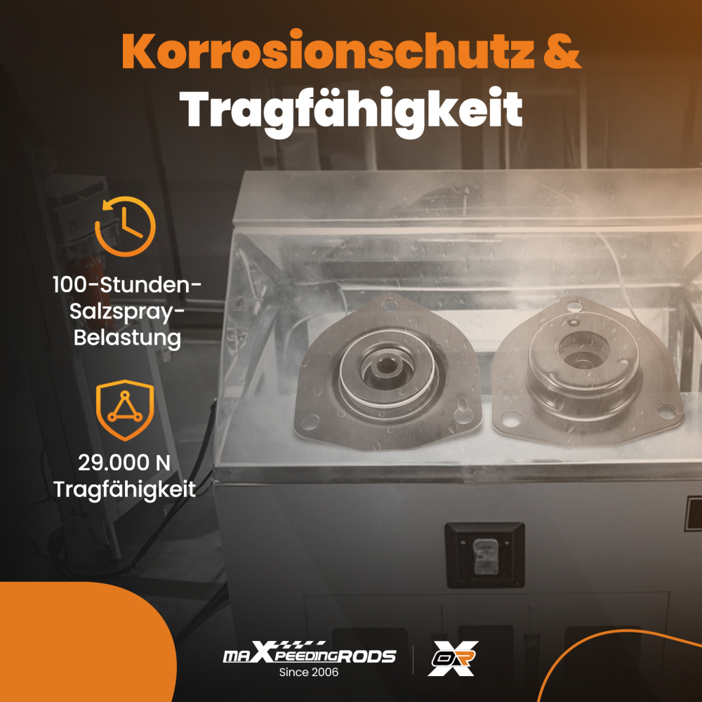 2x Cojinete Amortiguador compatible para Nissan X-Trail 2001-2013 Trasero 54320-8H311