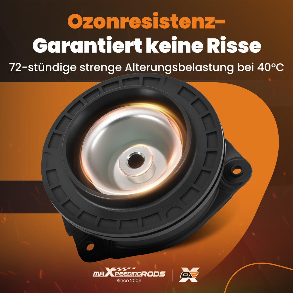 2x Cojinete Domo Delantero Izquierdo+derecho compatible para Nissan Qashqai X-Trail compatible para Renault