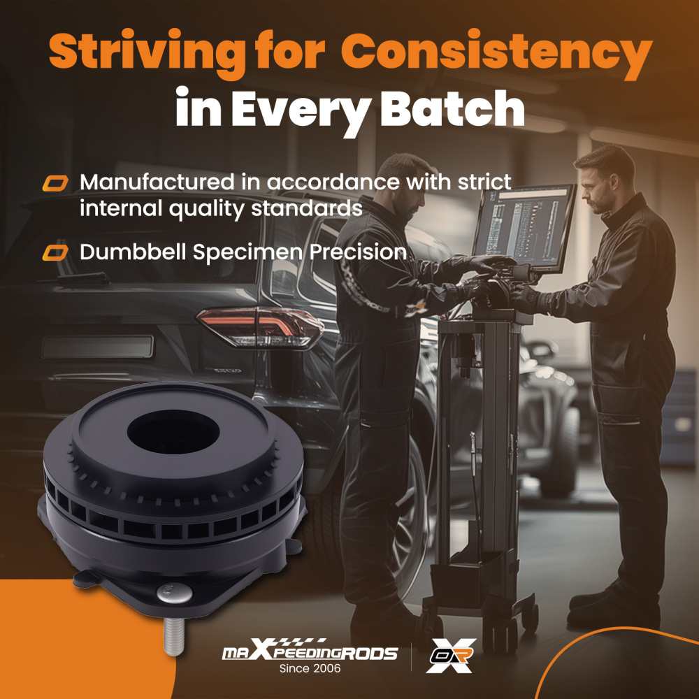 2x Cojinete Amortiguador Delantero compatible para Ford Fiesta 5 01-10 1697347 1469224