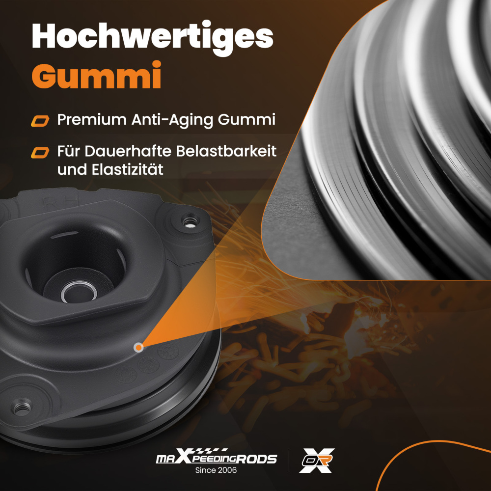 Front Strut Mount compatible para Nissan Qashqai 2006-2013 X-trail 2002-2013