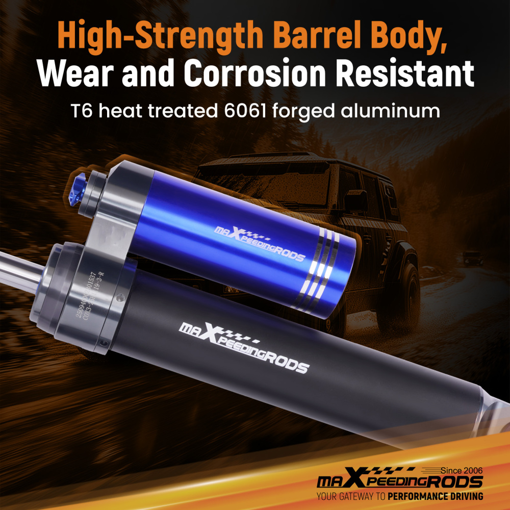 10 Level Damper Reservoir 0-1 Lift Rear Shock compatible for Chevy - GMC 1500 / 2500 99-08