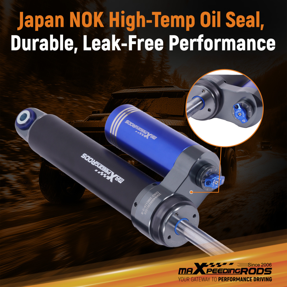 10 Level Damper Reservoir 0-1 Lift Rear Shock compatible for Chevy - GMC 1500 / 2500 99-08